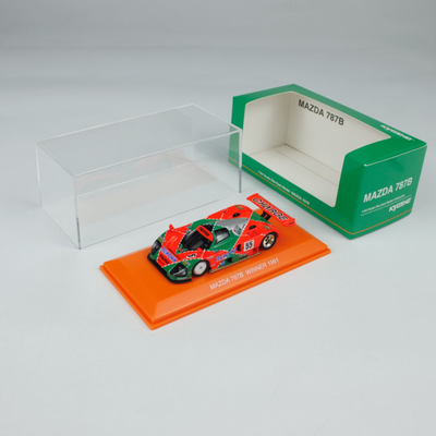 Kyosho 1:64 Mazda 787B (NO.55) Diecast Car Model With Book (Simplified Chinese)