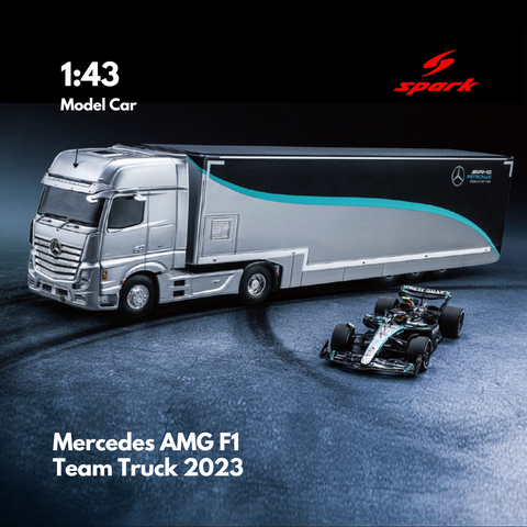 Mercedes AMG Petronas Formula One Team Truck F1 2023 Model Car - Spark Model