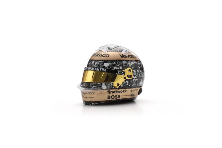 Fernando Alonso 400GP - Aston Martin Racing Mexican GP 2024 Helmet - 1/5 Proportion Mini Helmet