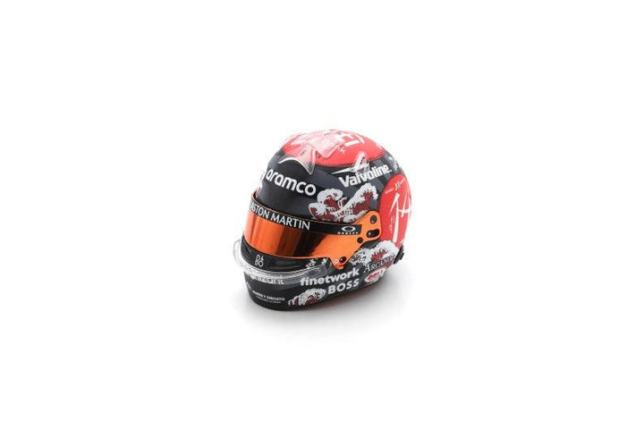 Fernando Alonso - Aston Martin Racing Japanese GP 2024 Special Helmet - 1/5 Proportion Mini Helmet