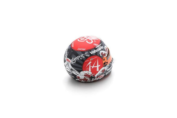 Fernando Alonso - Aston Martin Racing Japanese GP 2024 Special Helmet - 1/5 Proportion Mini Helmet