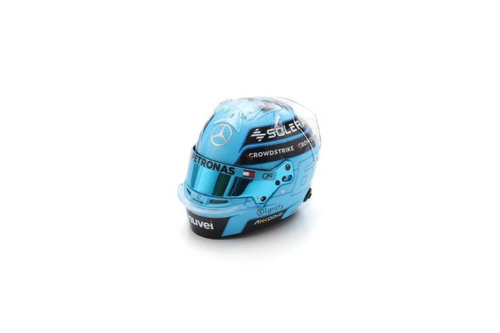 George Russell Farwell Lewis Hamilton - Mercedes AMG F1 Adu Dhabi GP 2024 Special F1 Helmet - 1/5 Proportion Mini Helmet
