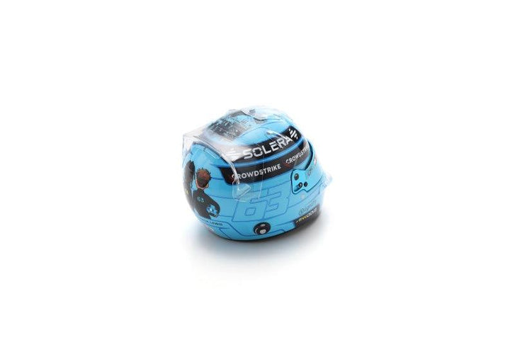 George Russell Farwell Lewis Hamilton - Mercedes AMG F1 Adu Dhabi GP 2024 Special F1 Helmet - 1/5 Proportion Mini Helmet