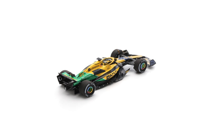 Oscar Piastri Monaco GP 2024 Senna Livery - McLaren MCL38 Model Car - Spark Model