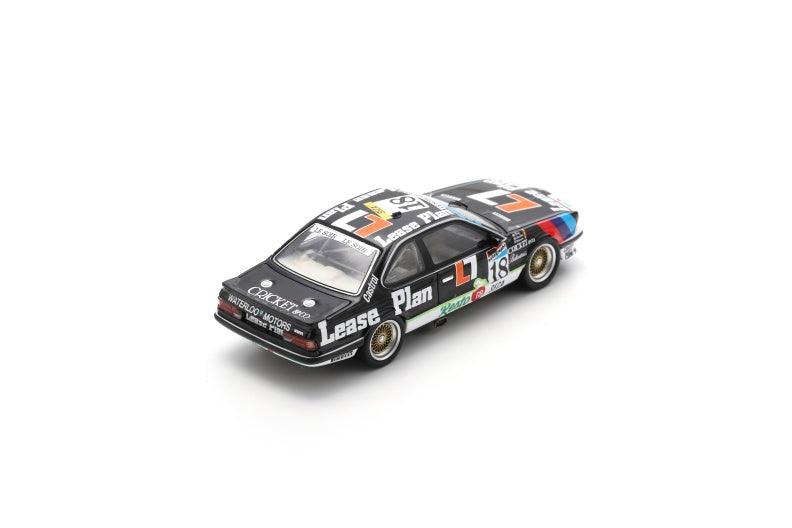 BMW 635 Csi No.18 Waterloo Motor Lease Plan 24H Spa 1987 - Spark Model Car