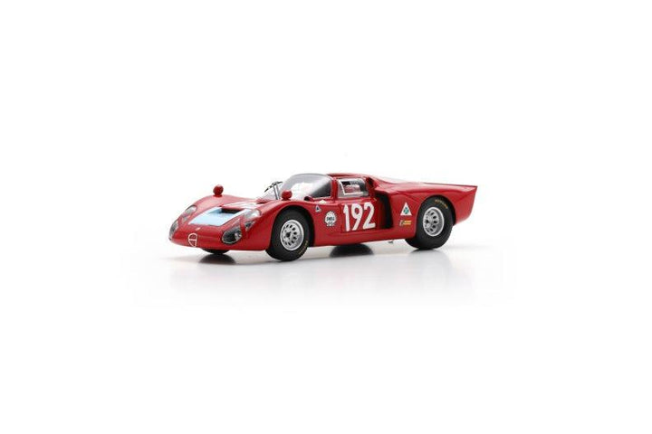 Alfa Romeo T33-2 No.192 3rd Targa Florio 1968 - Spark Model Car