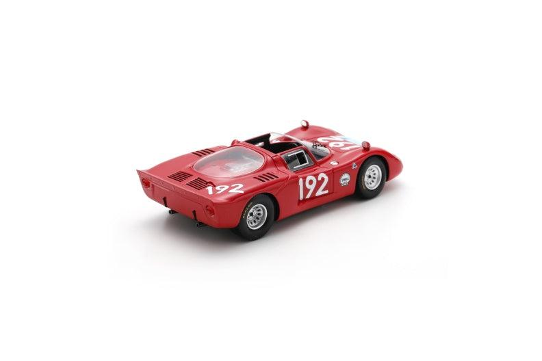 Alfa Romeo T33-2 No.192 3rd Targa Florio 1968 - Spark Model Car