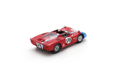 Alfa Romeo T33-2 No.178 5th Targa Florio 1968 - Spark Model Car