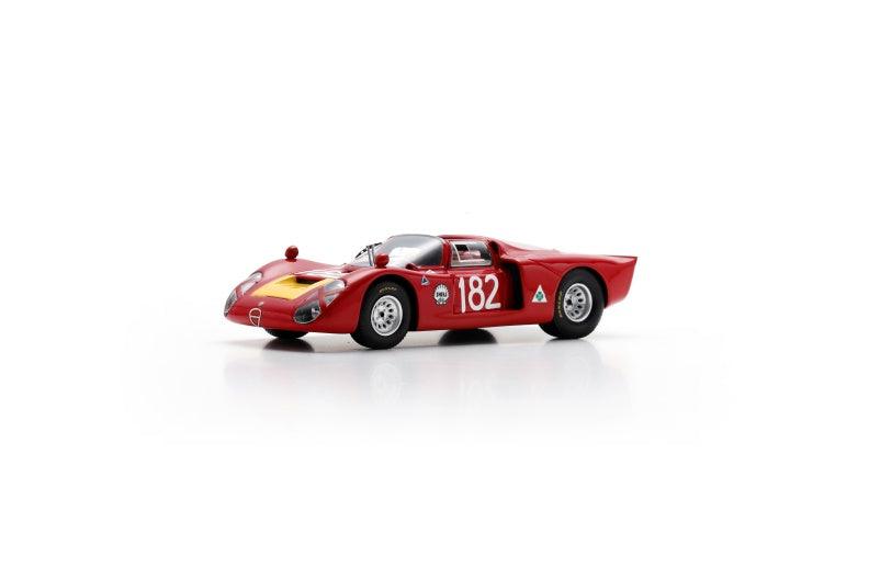 Alfa Romeo T33-2 No.182 6th Targa Florio 1968 - Spark Model Car