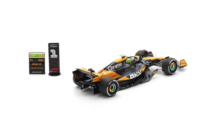 Scale 1:12 | Lando Norris McLaren F1 Team MCL38 No.4 Winner Miami GP 2024 Model Car - SPARK MODEL