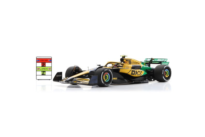 Scale 1:12 | Lando Norris McLaren F1 Team MCL38 No.4 4th Monaco GP 2024 Model Car - SPARK MODEL