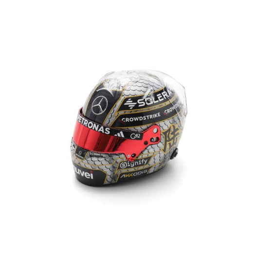 George Russell Helmet Chinese GP 2025 - Mercedes-AMG PETRONAS F1 Team - Spark 1:5 Helmet