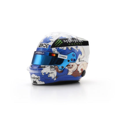 Oscar Piastri Helmet Japanese GP 2025 McLaren F1 Team - Spark 1:5 Helmet
