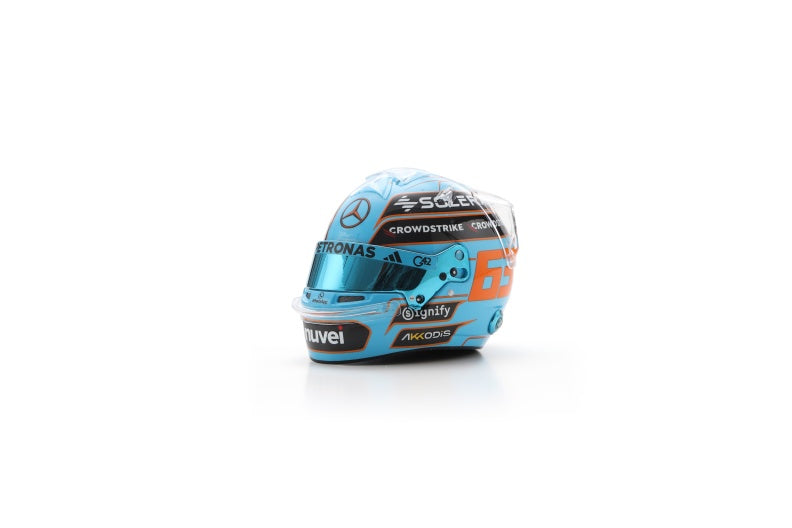 George Russell British GP 2025 - Mercedes-AMG PETRONAS F1 Team - Spark 1:5 Helmet