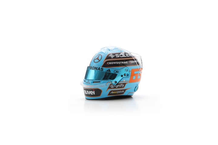 George Russell British GP 2025 - Mercedes-AMG PETRONAS F1 Team - Spark 1:5 Helmet