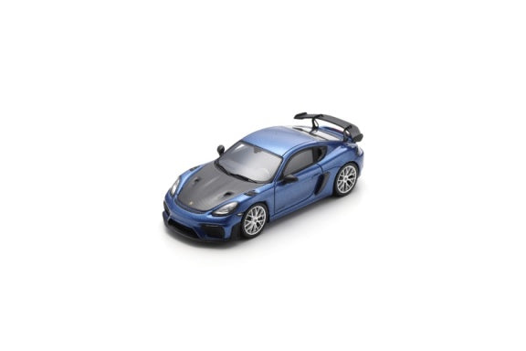 Porsche 718 Cayman GT4 RS - Cobalt blue metallic with Weissach Package - 2023 - Spark Model Car