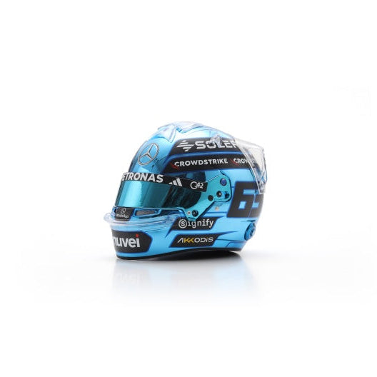 George Russell Winner Helmet Singpaore GP 2025 Mercedes-AMG PETRONAS F1 Team - Spark 1:5 Helmet