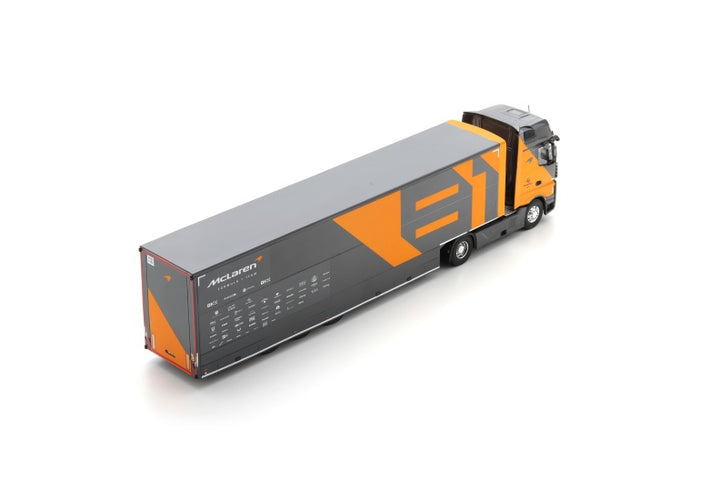 Mercedes Actros Truck McLaren F1 team Lando Norris & Oscar Piastri - Spark Model