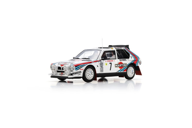 Lancia Delta S4 No.7 1st Rally Monte Carlo 1986 - Spark 1:18 Rally Heritage Model