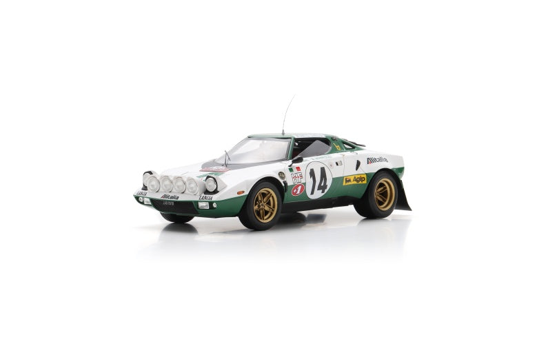 Lancia Stratos No.14 Winner Monte Carlo Rally 1975 - Spark 1:18 Rally Heritage Model