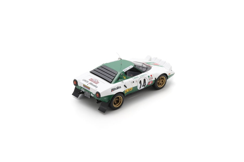 Lancia Stratos No.14 Winner Monte Carlo Rally 1975 - Spark 1:18 Rally Heritage Model