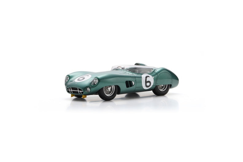 Aston Martin DBR1 No.6 2nd Le Mans 24H 1959 - Spark 1:18 Le Mans Heritage Model