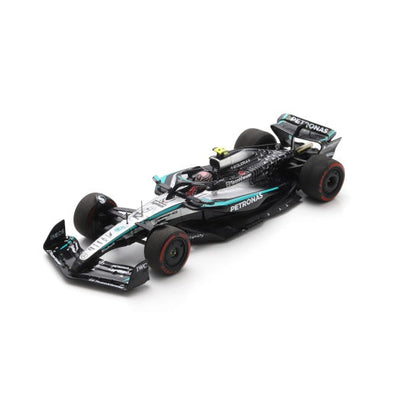 Kimi Antonelli - Miami GP 2025 Sprint Qualifying Pole Mercedes F1 W16 Model Car W/ Pitboard - Spark Model