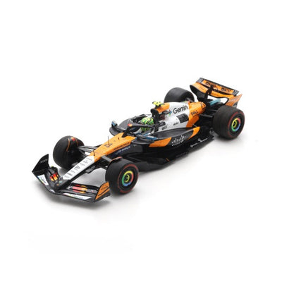 Lando Norris US GP 2025 2nd McLaren F1 Team MCL39 Gemini Special Livery Model Car - Spark Model