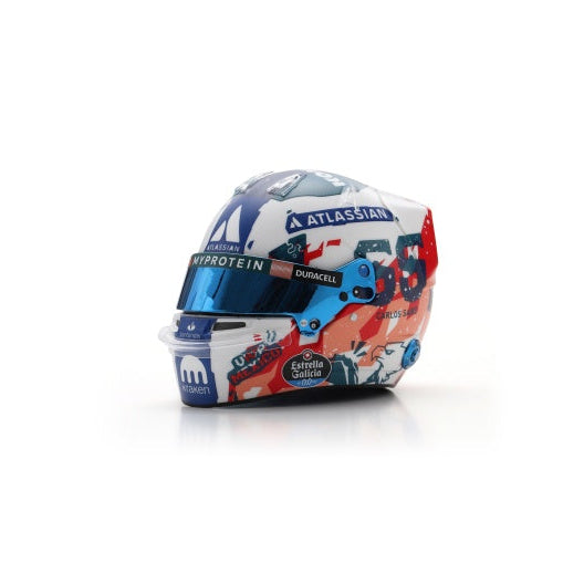 Carlos Sainz Helmet Mexican GP 2025 Williams Racing - Spark 1:5 Helmet