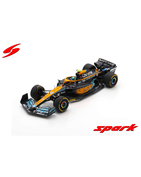 McLaren MCL36 Abu Dhabi GP 2022 Special Livery Model Car Lando Norris - Spark Model