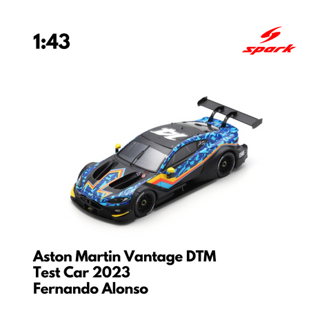 Aston Martin Vantage DTM – Test Car 2023 Fernando Alonso - 1/43 Spark Model Car