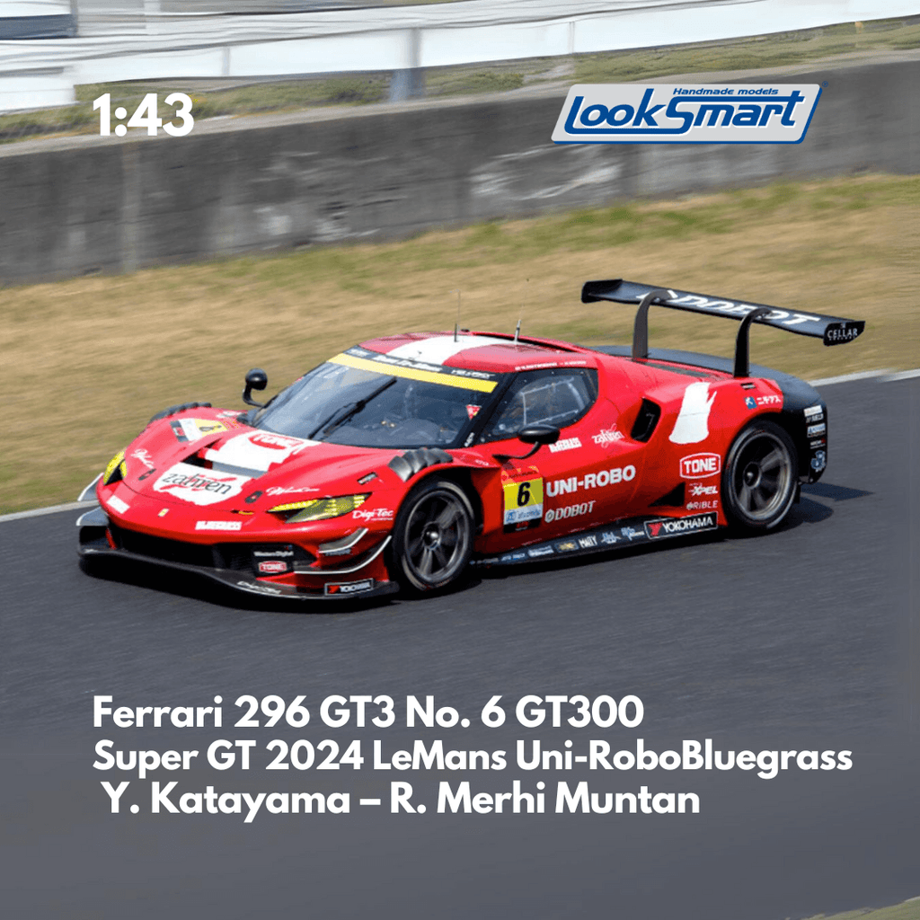ミニカー PONOS Racing Ferrari 296 GT3 looksmart ルックスマート】 1/43 PONOS FERRARI 296 No.45 PONOS RACING