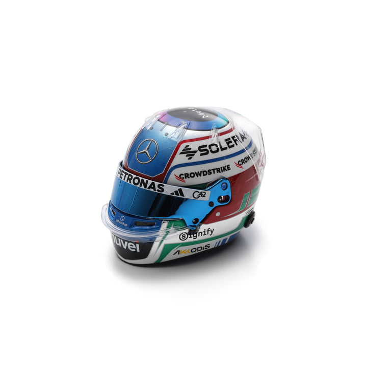 Kimi Antonelli Helmet Las Vegas 2025 Mercedes-AMG PETRONAS F1 Team - Spark 1:5 Helmet