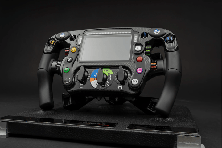MCLAREN MCL60 STEERING WHEEL 1:1 SCALE - Amalgam Collection