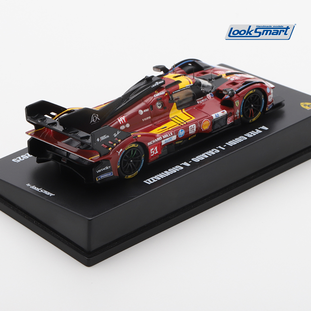 Ferrari 499P 2025 Le Mans 24H No.51 - Looksmart Scale 1:64 Model
