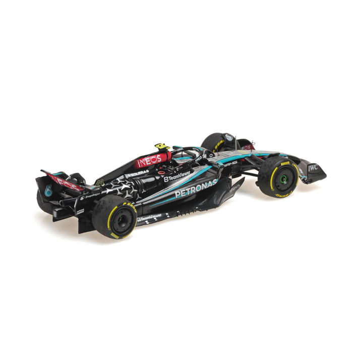 Lewis Hamilton – Abu Dhabi GP 2024 Mercedes AMG W15 With Figurine –  Minichamps Model Car