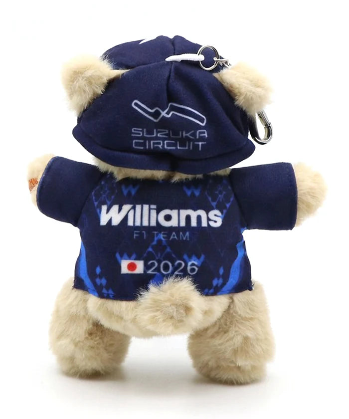 Williams F1 Team Teddy Bear Keyring 2026 (Suzuka Special Edition