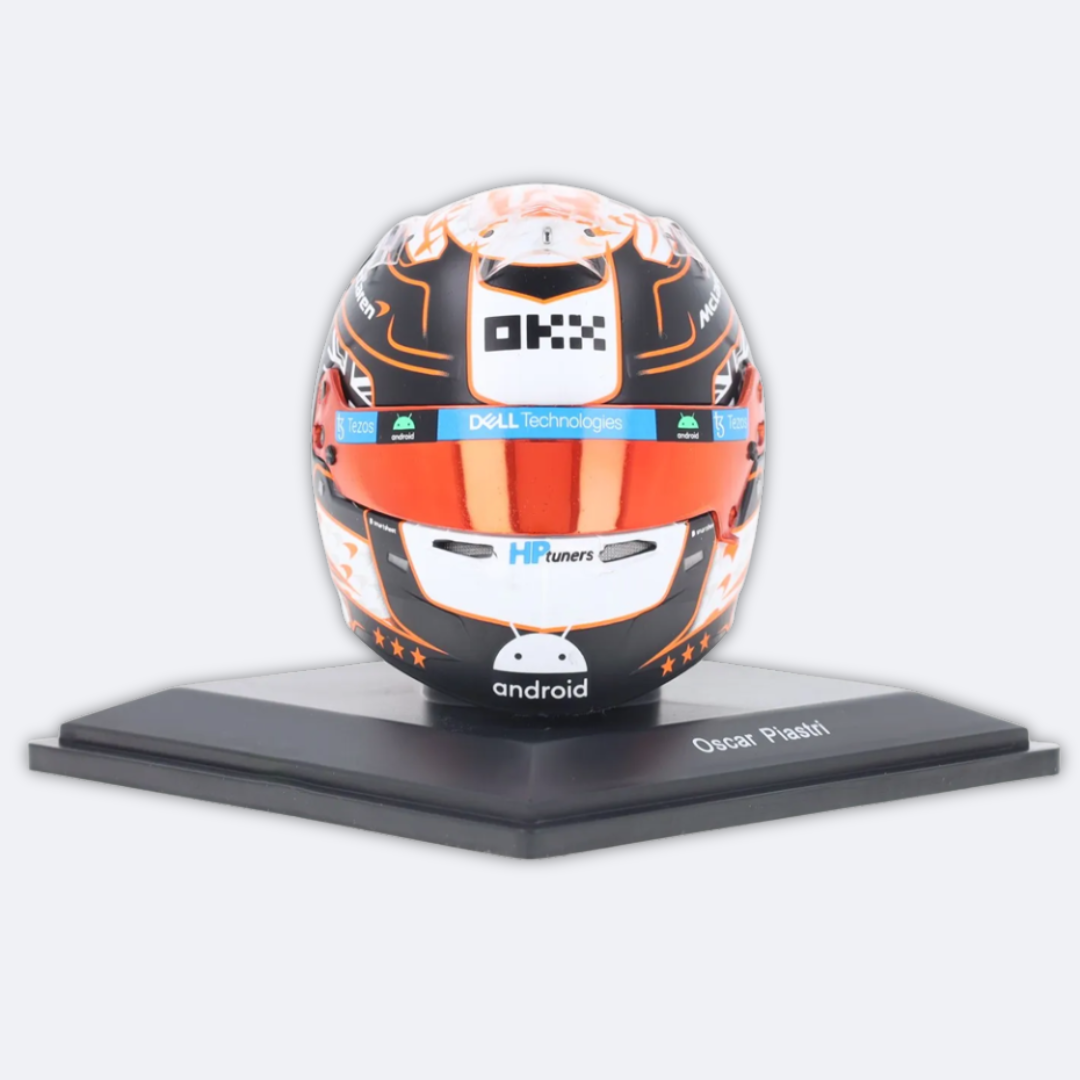Oscar Piastri Helmet Monaco GP 2023  - McLaren F1 Team - Spark 1:5 Helmet