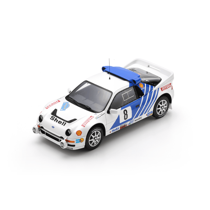 Ford RS200 No.8 3rd Swedish Rally 1986 - Spark Model Car