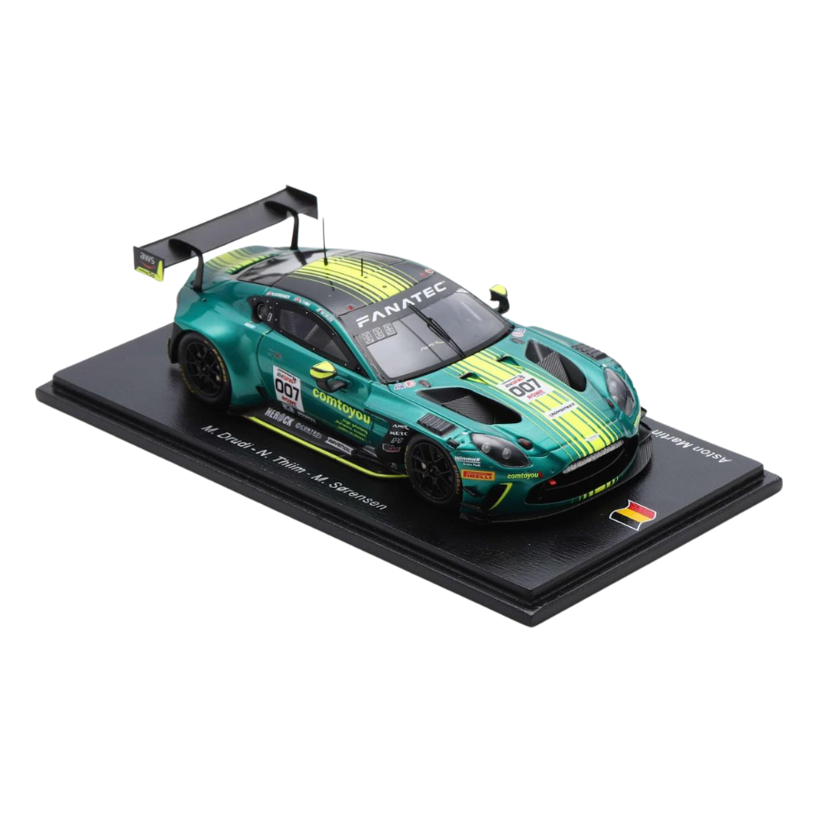 Aston Martin Vantage AMR GT3 EVO No.007 Comtoyou Racing Winner 24H Spa 2024 - Spark Model Car