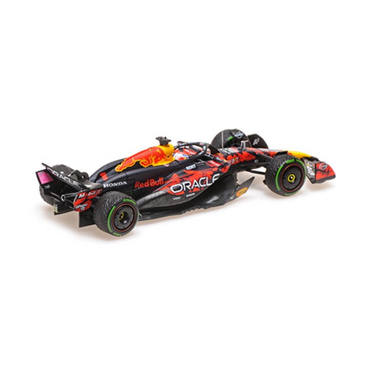 Max Verstappen British GP 2024 2nd Position Red Bull Racing RB20 Model Car - Minichamps