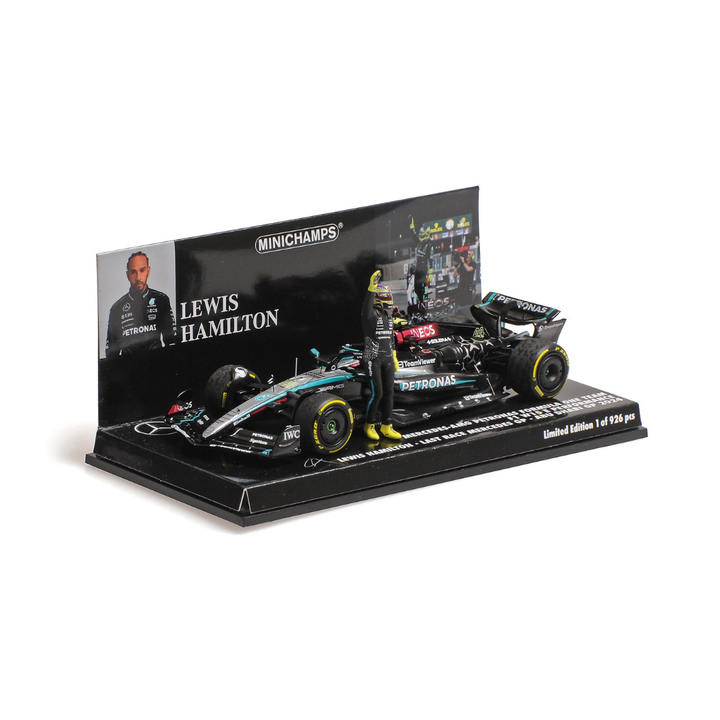 Lewis Hamilton – Abu Dhabi GP 2024 Mercedes AMG W15 With Figurine –  Minichamps Model Car