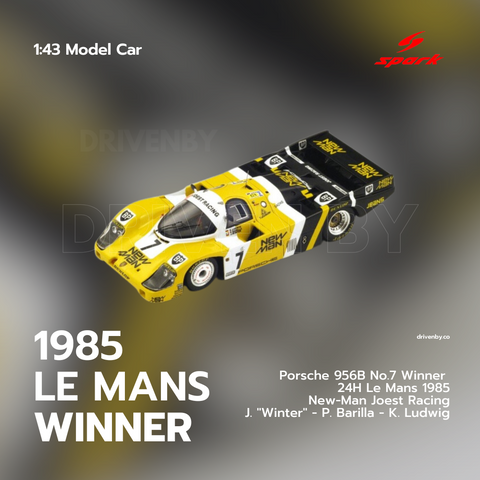 Porsche 956B No.7 Winner 24H Le Mans 1985 - Heritage Spark Model Car