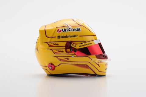 Lewis Hamilton - Scuderia Ferrari F1 Fiorano Test 2025 Helmet - 1/5 Proportion Looksmart Mini Helmet