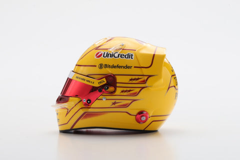 Lewis Hamilton - Scuderia Ferrari F1 Fiorano Test 2025 Helmet - 1/5 Proportion Looksmart Mini Helmet