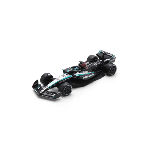 Mercedes AMG W15 - Lewis Hamilton & George Russell - 2024 Bahrain GP Model Car Scale 1/64 Sparky