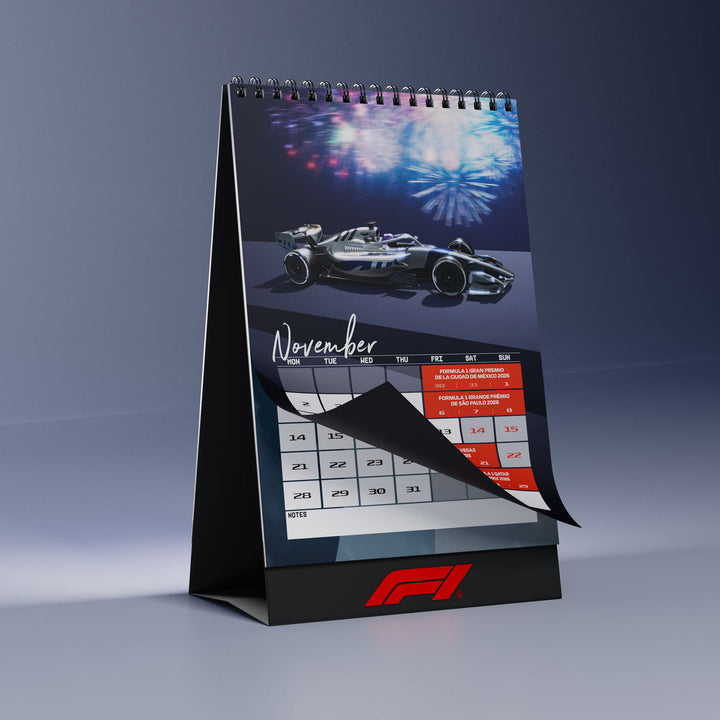 2026 Formula 1® Official Table Calendar