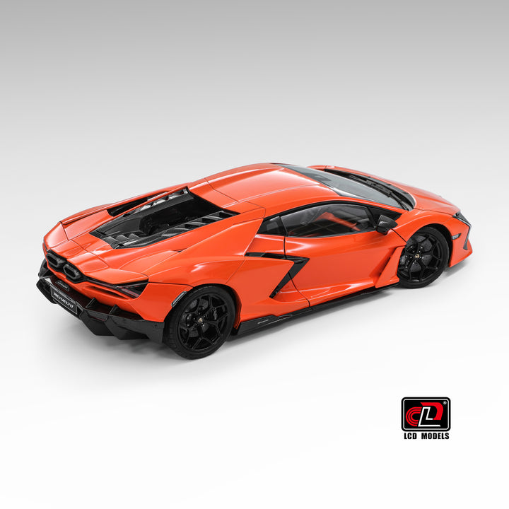 Lamborghini Revuelto Arancio Apodis Orange Diecast LCD 1:18 Model Car