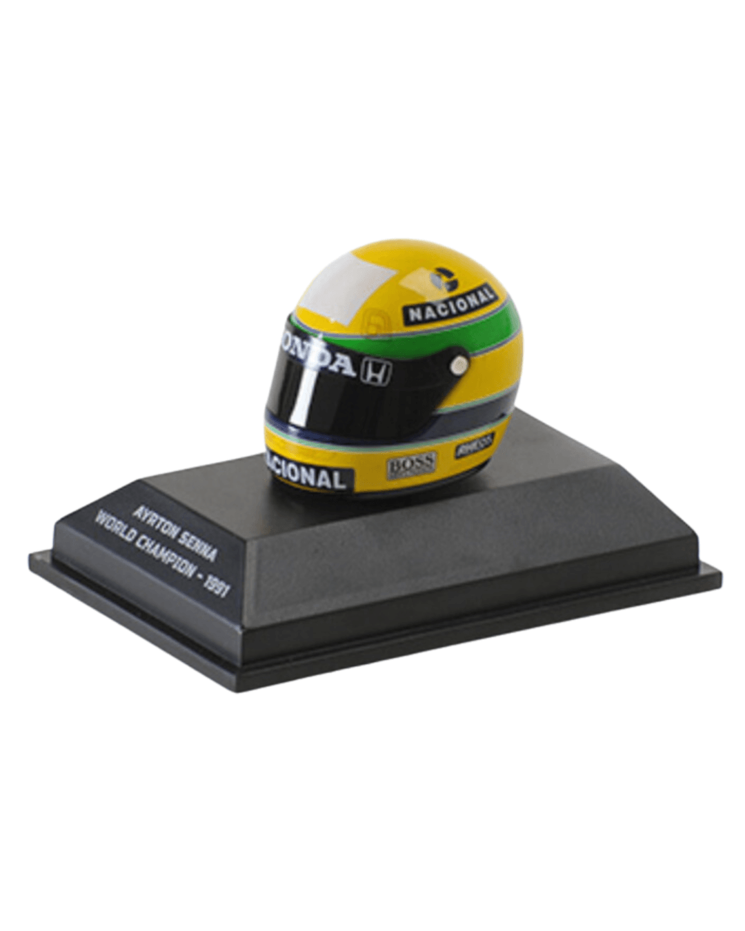 AYRTON SENNA-HELMET - Scale 1:8 -Minichamps – Driven By