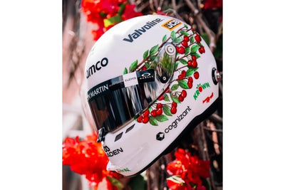 Lance Stroll Helmet Canadian GP 2026 Aston Martin F1 Team - Spark 1:5 Helmet
